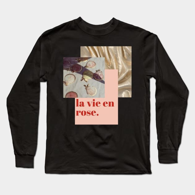 La vie en rose Long Sleeve T-Shirt by Guccilikesavocado